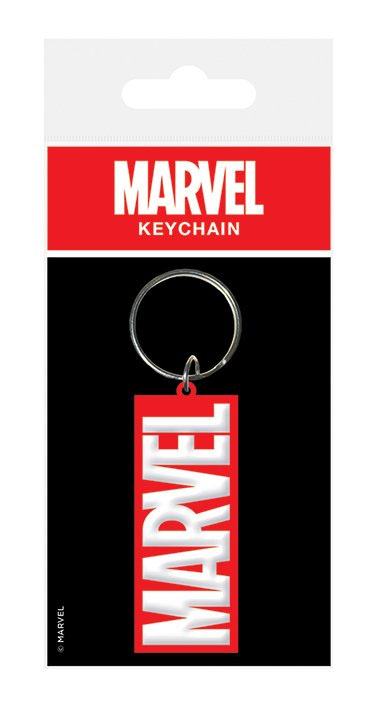 Marvel Comics Gummi-Schlüsselanhänger Logo 6 cm Image