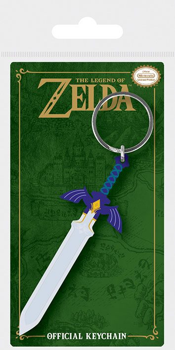 Legend of Zelda Gummi-Schlüsselanhänger Master Sword 6 cm Image