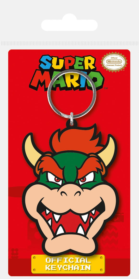 Super Mario Gummi-Schlüsselanhänger Bowser 6 cm Image
