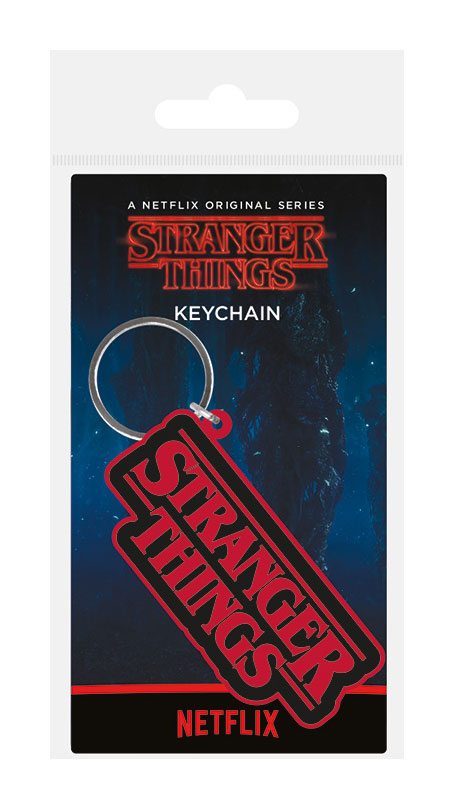 Stranger Things Gummi-Schlüsselanhänger Logo 6 cm Image