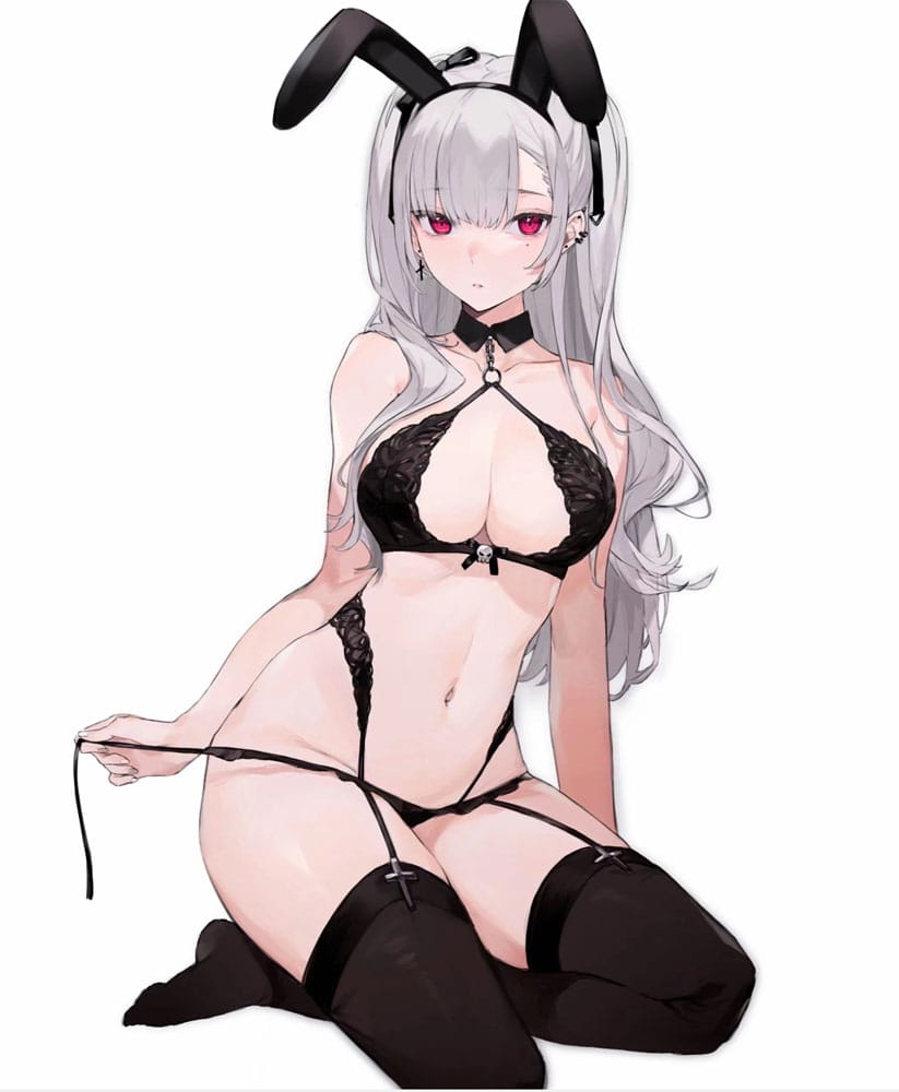 Original Character Statue 1/7 Black Bunny Girl Tana 23 cm Image 24