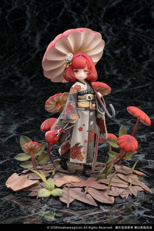 The Mushroom Girls PVC Statue 1/1 No.6 Marasmius Haematocephalus 23 cm Image 1