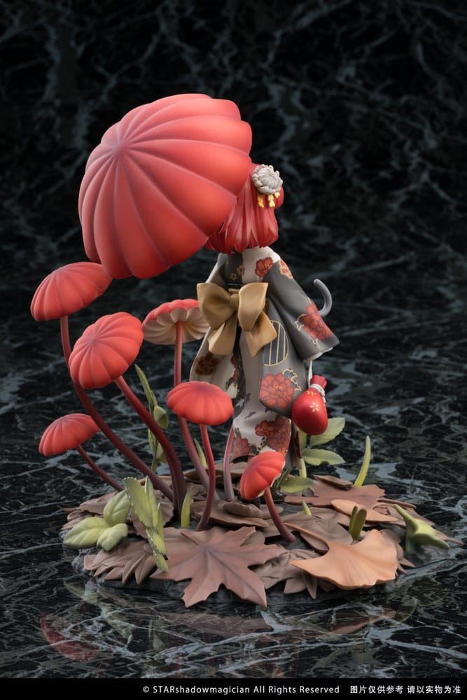 The Mushroom Girls PVC Statue 1/1 No.6 Marasmius Haematocephalus 23 cm Image 22