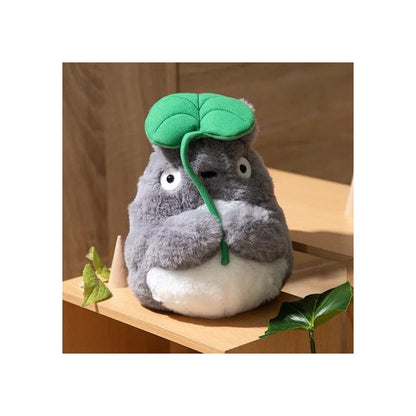 Mein Nachbar Totoro Nakayoshi Plüschfigur Big Totoro with leaf 21 cm Image 3