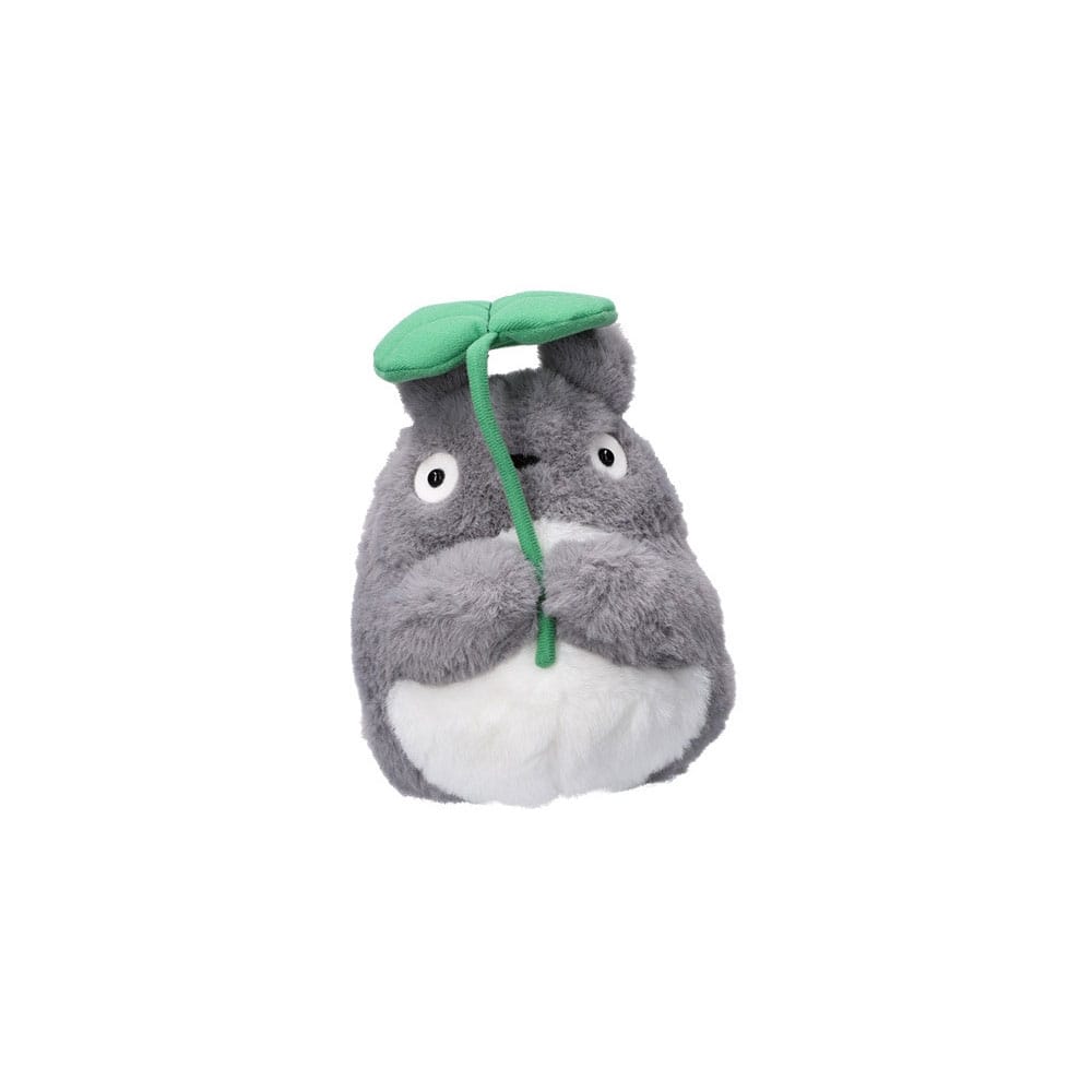 Mein Nachbar Totoro Nakayoshi Plüschfigur Big Totoro with leaf 21 cm Image 1