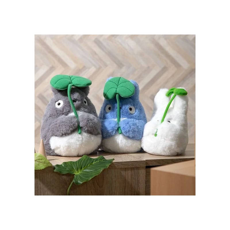 Mein Nachbar Totoro Nakayoshi Plüschfigur Big Totoro with leaf 21 cm Image 4