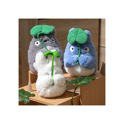 Mein Nachbar Totoro Nakayoshi Plüschfigur Small Totoro with leaf 19 cm Image 2