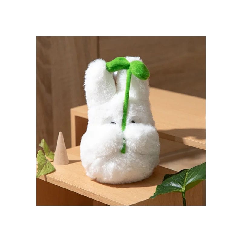 Mein Nachbar Totoro Nakayoshi Plüschfigur Small Totoro with leaf 19 cm Image 3