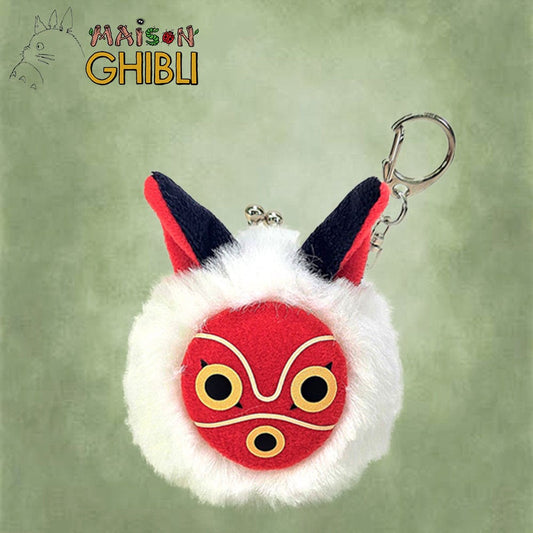 Prinzessin Mononoke Funwari Mini Plüsch-Geldbeutel San´s Mask Image