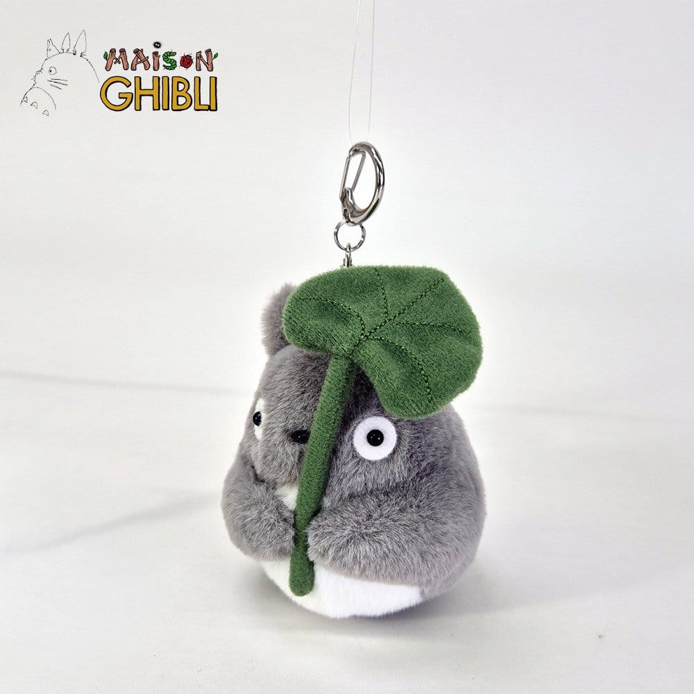 Mein Nachbar Totoro Nakayoshi Schlüsselanhänger Big Totoro with leaf Image