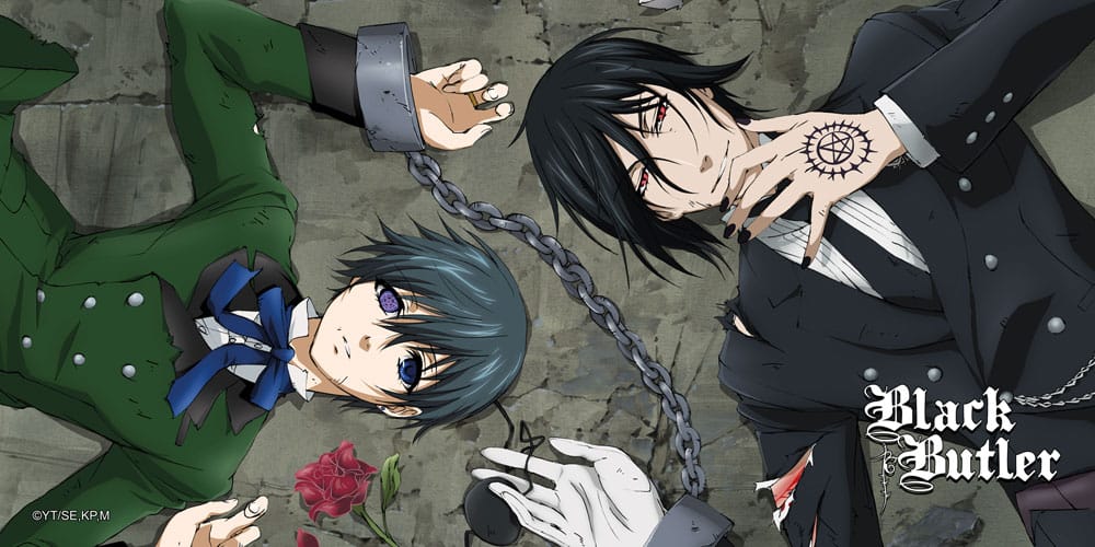 Black Butler XXL Mousepad Ciel x Sebastian Image