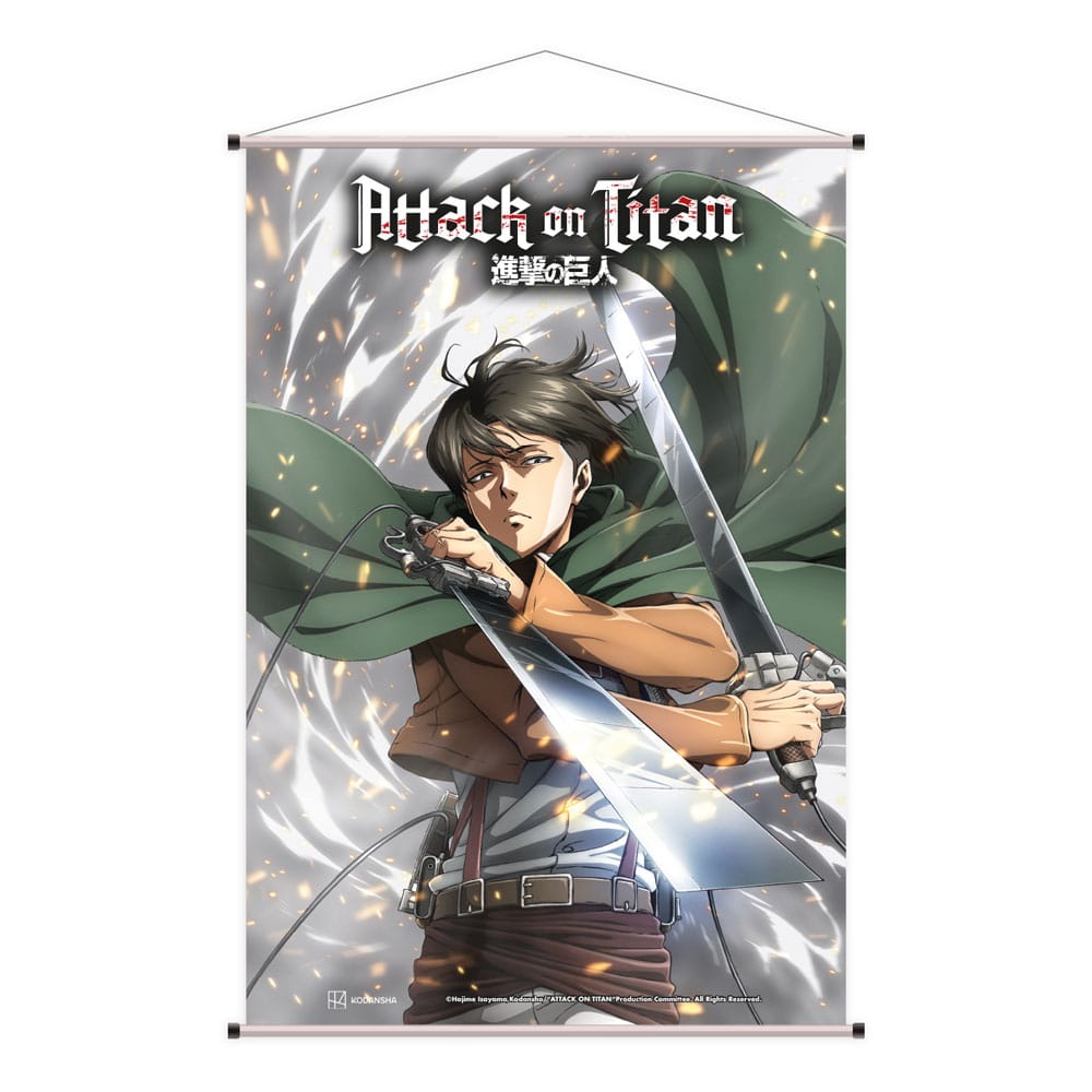 Attack on Titan Wandrolle Levi Ackermann 60 x 90 cm Image