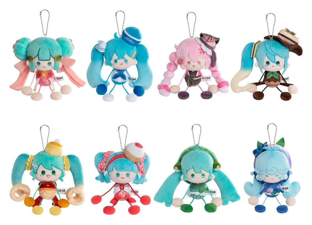 Hatsune Miku Mini Plüschfiguren Blind Box 8 cm Display (6) Image 1