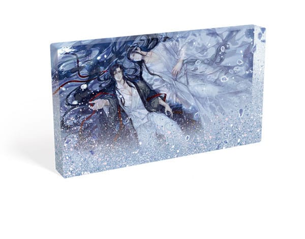 Grandmaster of Demonic Cultivation Acryl Block mit Glitzer Wei Wuxian & Lan Wangji Galaxy 17 x 10 cm Image