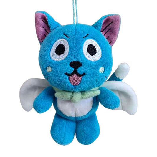 Fairy Tail Plüschfigur mit Schlüsselanhänger Happy 10 cm Image 1