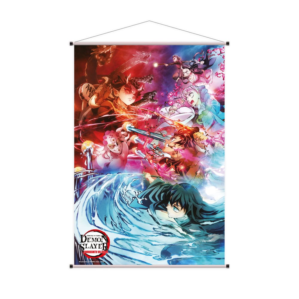 Demon Slayer Wandrolle Swordsmith Village Arc Ver. B 60 x 90 cm Image