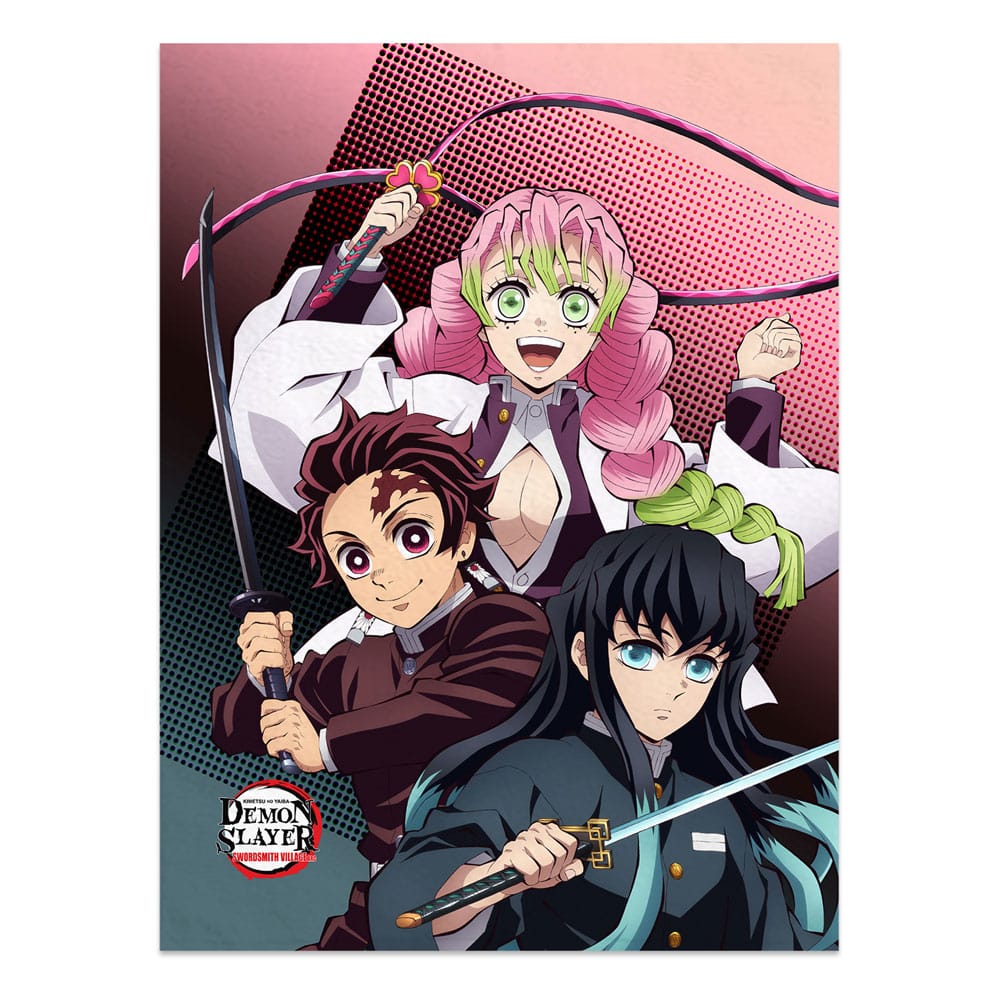 Demon Slayer: Kimetsu no Yaiba Decke Tanjiro, Mitsuri, Muichiro 120 x 160 cm Image