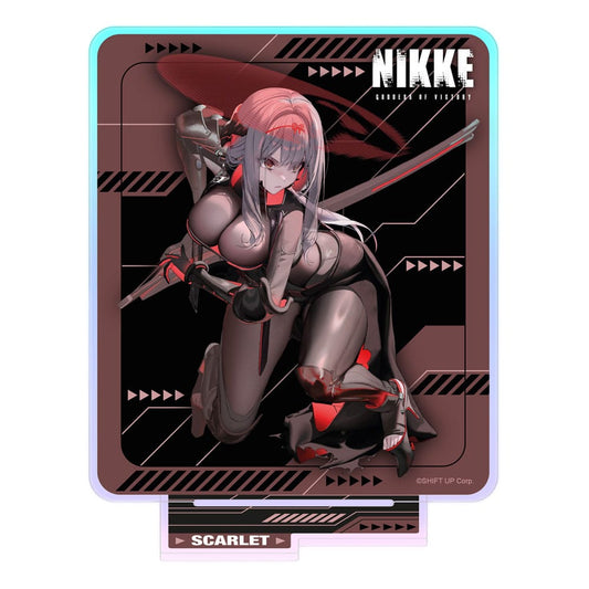 Goddess of Victory: Nikke Crouching Series Acryl Stand Scarlet Holographic 14 cm Image