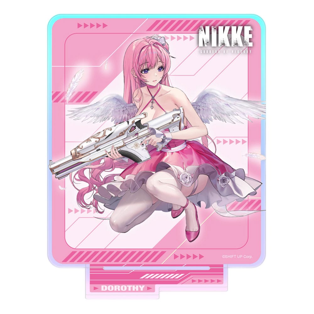 Goddess of Victory: Nikke Crouching Series Acryl Stand Dorothy Holographic 14 cm Image