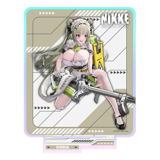 Goddess of Victory: Nikke Crouching Series Acryl Stand Soda Holographic 14 cm Image