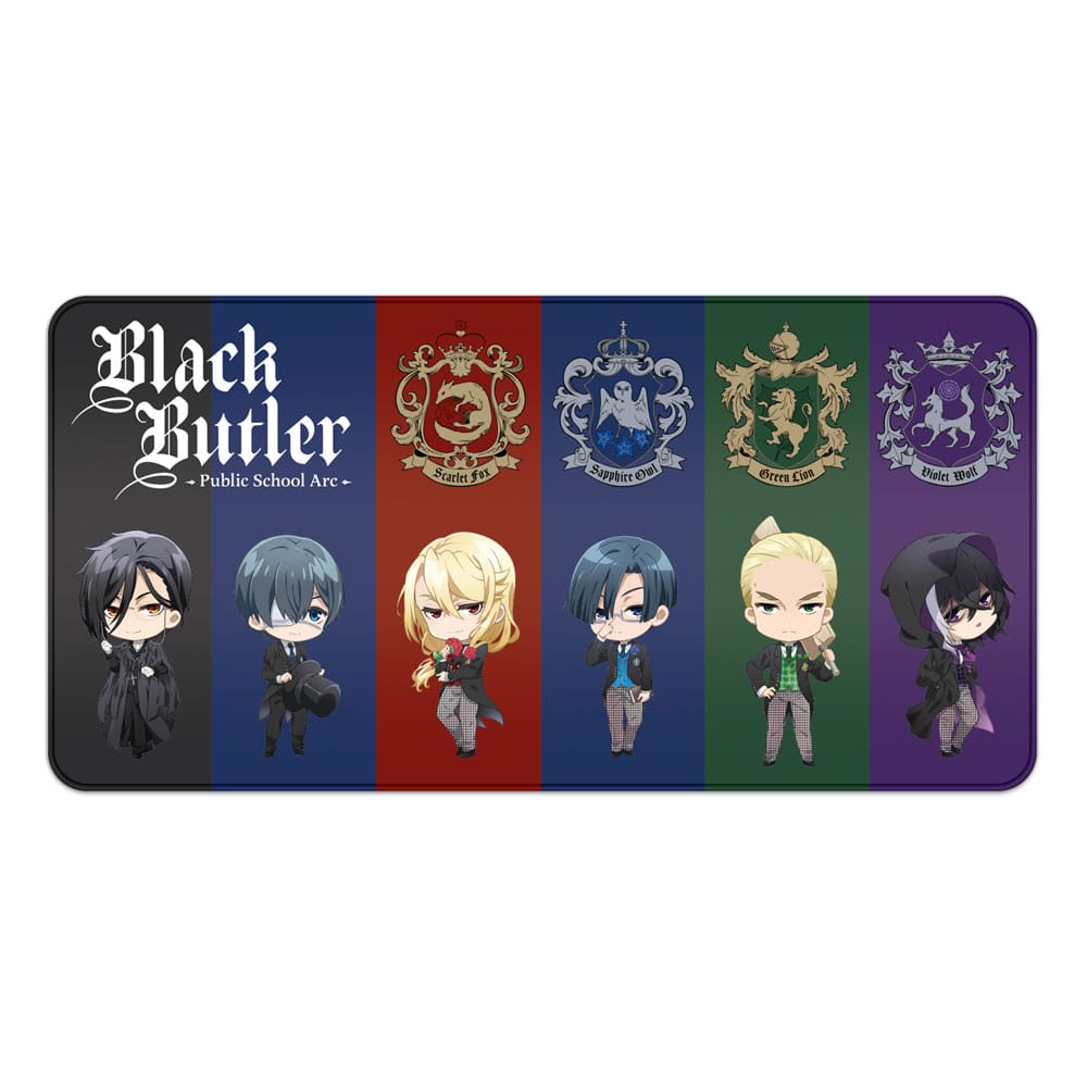 Black Butler XXL Mousepad Chibi & Emblem Image