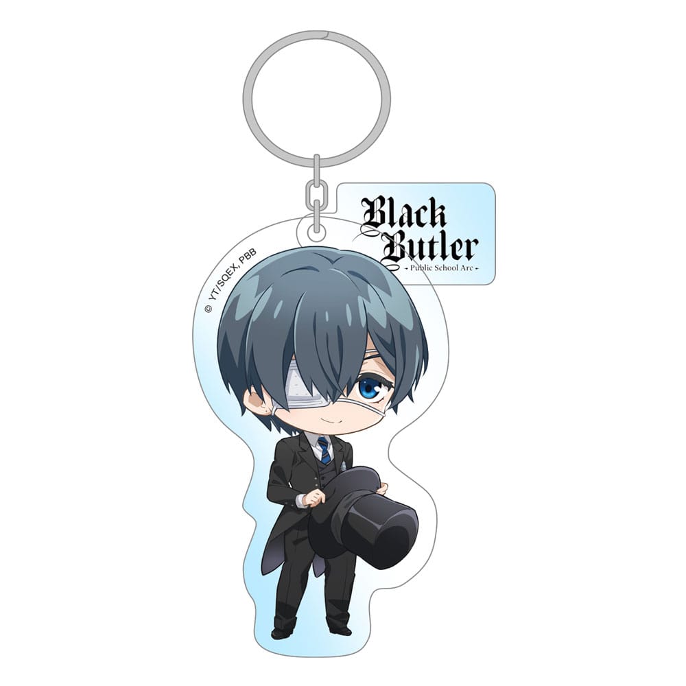 Black Butler: Public School Arc Acryl Schlüsselanhänger Ciel 7 cm Image