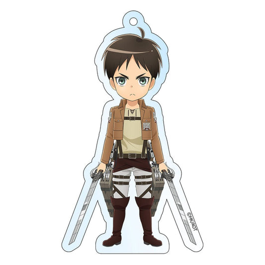 Attack on Titan Acryl Schlüsselanhänger Eren Holographic 8 cm Image