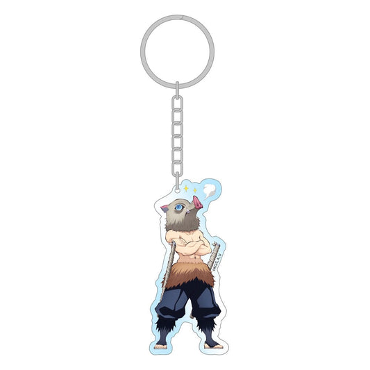 Demon Slayer: Kimetsu no Yaiba Acryl Schlüsselanhänger Inosuke Holographic 8 cm Image