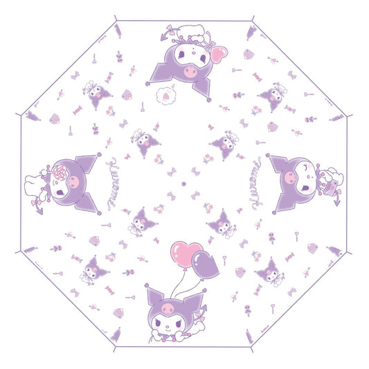 Sanrio Cane Regenschirm Kuromi Kawaii Transparent Image