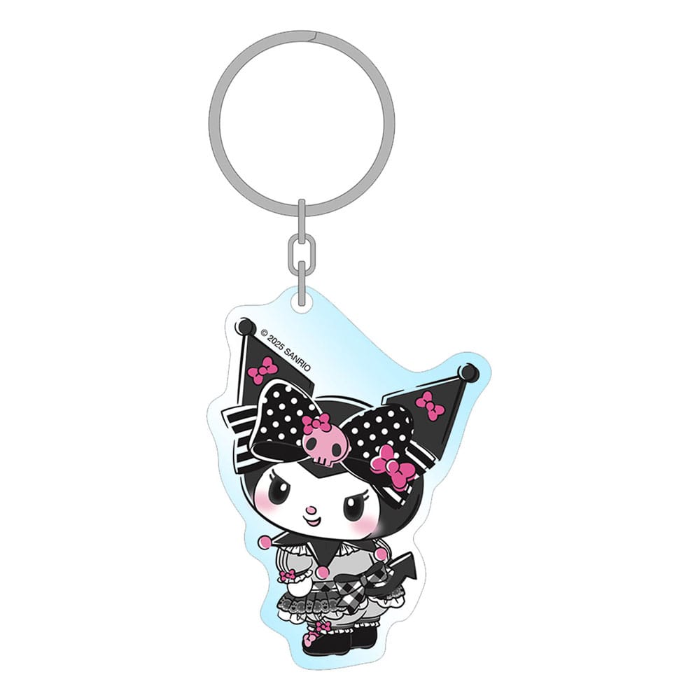 Sanrio Pink Black Party Series Acryl Schlüsselanhänger Kuromi 7 cm Image