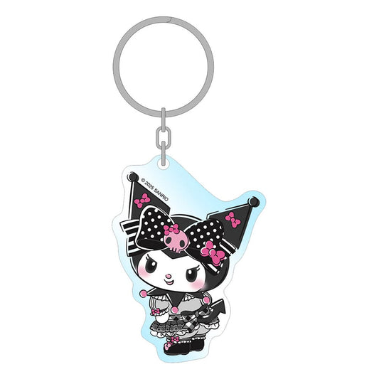 Sanrio Pink Black Party Series Acryl Schlüsselanhänger Kuromi 7 cm Image