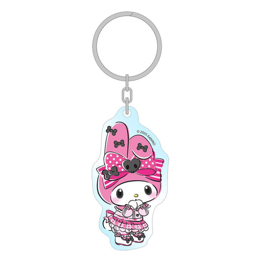Sanrio Pink Black Party Series Acryl Schlüsselanhänger My Melody 7 cm Image