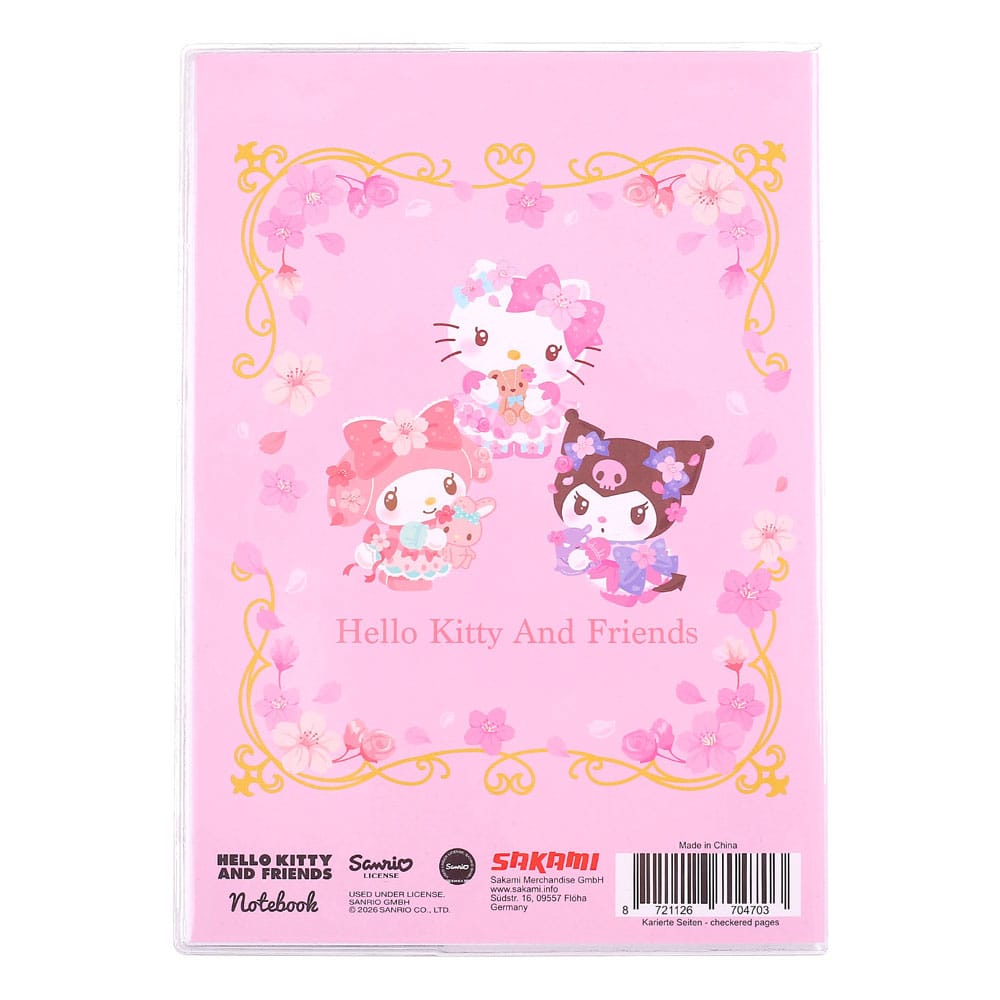 Sanrio Notizbuch Hello Kitty & Friends Sakura Series Holographic Checkered Image 2