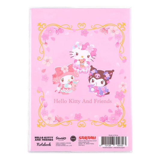 Sanrio Notizbuch Hello Kitty & Friends Sakura Series Holographic Checkered Image 2