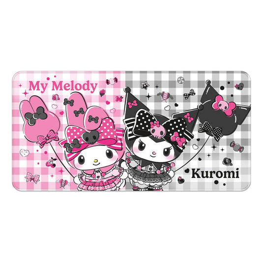 Sanrio Pink Black Party Series XXL Mousepad My Melody & Kuromi Image