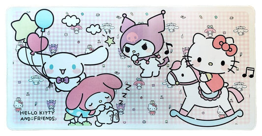 Sanrio Pink Black Party Series XXL Mousepad Hello Kitty & Friends Infant Style Image