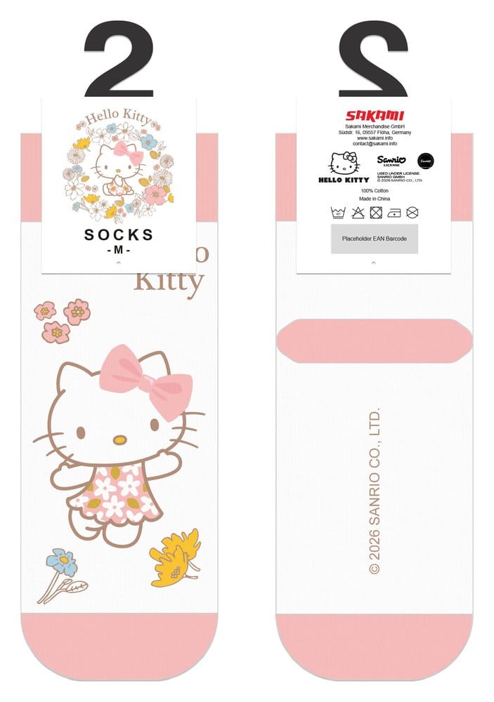 Sanrio Socken Hello Kitty Buttercream Short 36-40 Image 2