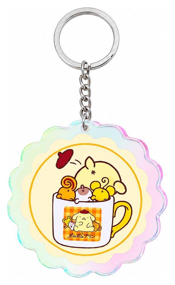 Sanrio Acryl-Schlüsselanhänger Pompompurin 30th Anniversary Squishy Cute Purin 02 Image