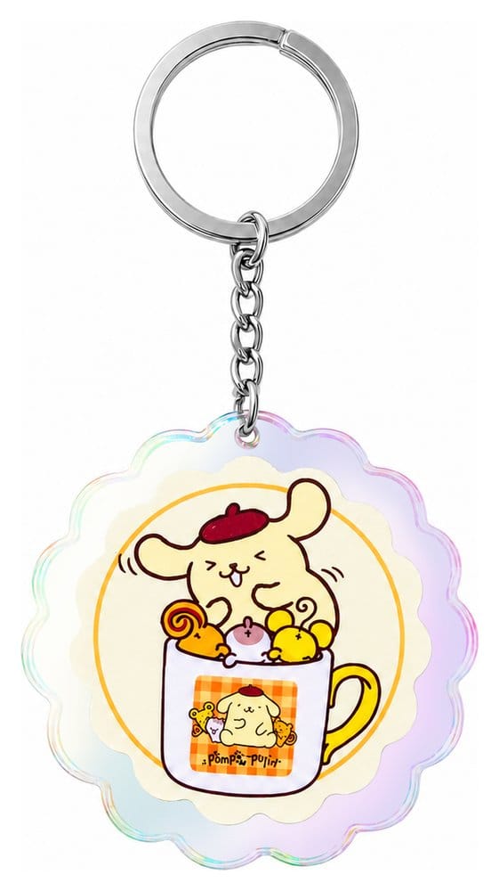 Sanrio Acryl-Schlüsselanhänger Pompompurin 30th Anniversary Squishy Cute Purin 01 Image