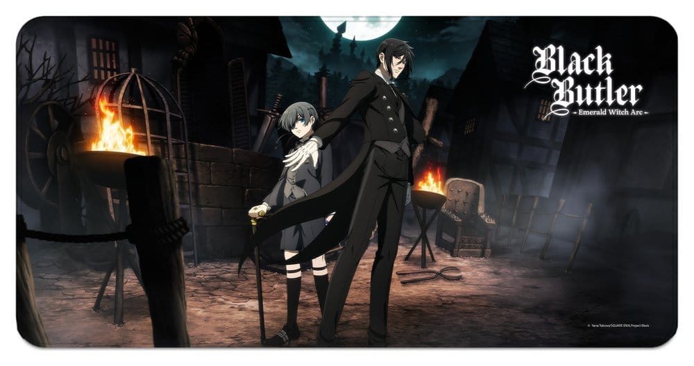 Black Butler: Emerald Witch Arc XXL Mauspad Sebastian & Ciel 80 x 40 cm Image