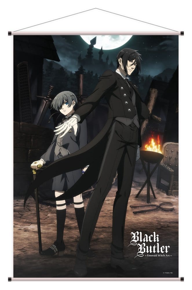 Black Butler: Emerald Witch Arc Wandrolle Sebastian & Ciel 60 x 90 cm Image