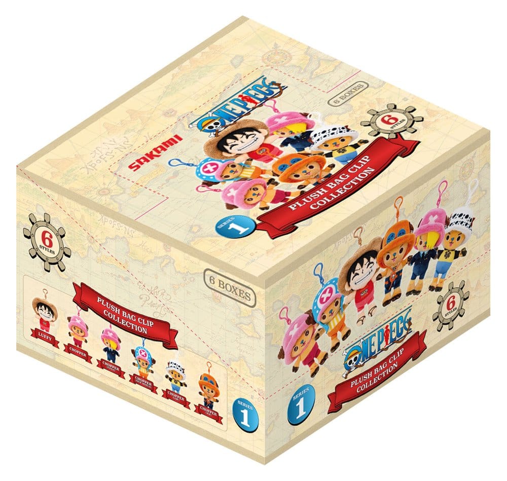 One Piece Plüsch-Schlüsselanhänger Blind Box 11 cm Display (6) Image 1