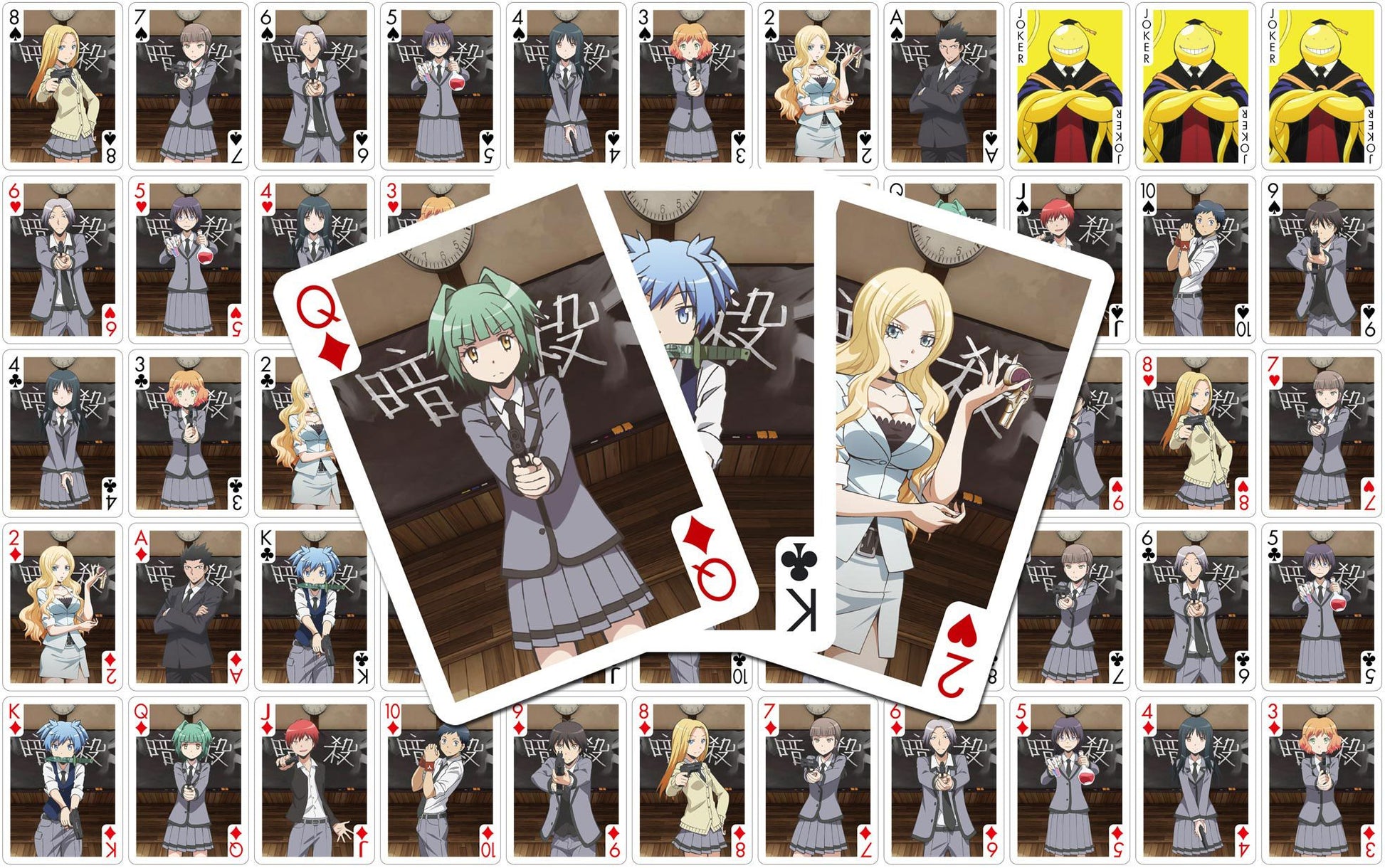 Assassination Classroom Spielkarten Characters Image 1