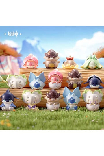 Genshin Impact Natlan Saurian Series Minifiguren 4 cm Blind Box Display (20) Image 1