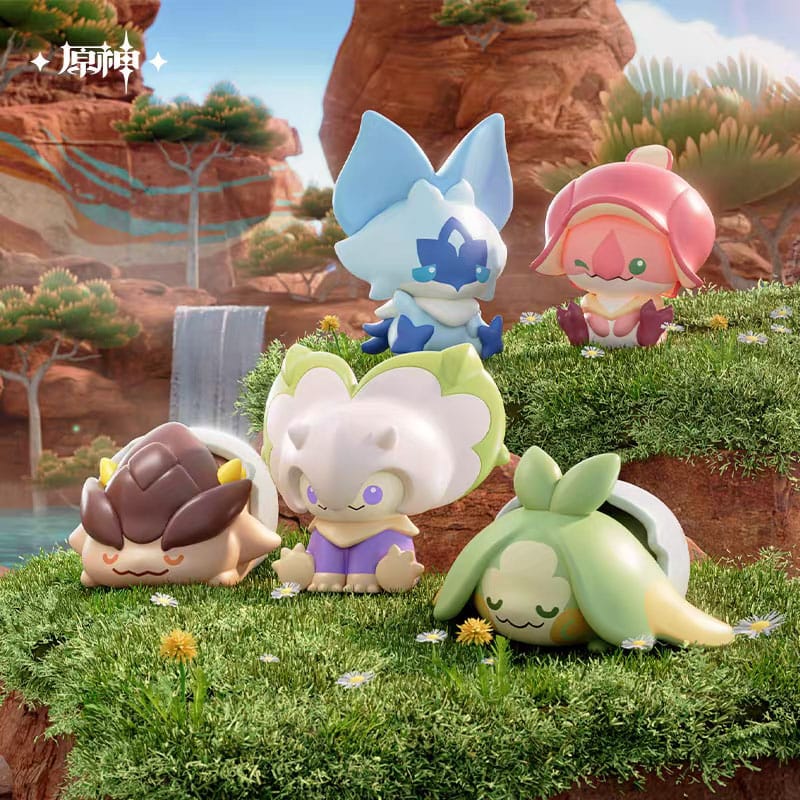 Genshin Impact Natlan Saurian Series Minifiguren 4 cm Blind Box Display (20) Image 4