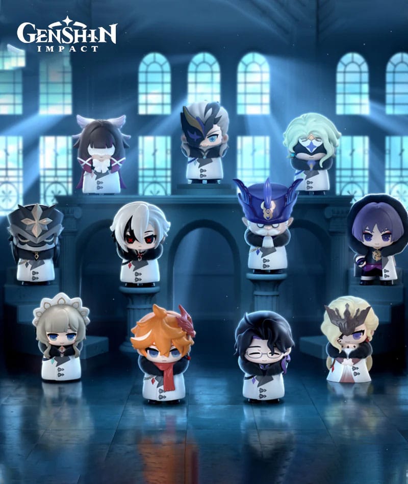 Genshin Impact Minifiguren Fatui Harbingers Chibi Design 7 cm Blind Box Display (9) Image 1