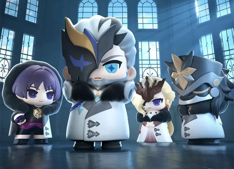 Genshin Impact Minifiguren Fatui Harbingers Chibi Design 7 cm Blind Box Display (9) Image 4