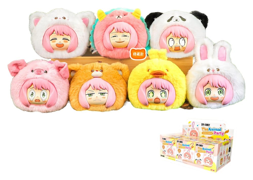 Spy x Family Vinyl Face Plüschanhänger Animal Party Plush Charms Series Blind Box 14 cm Display (6) Image 1