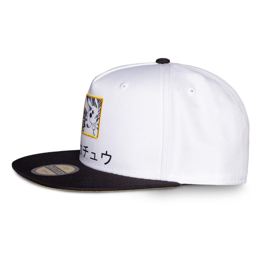 Pokémon Snapback Cap Pikachu Black, White, Yellow Image 5