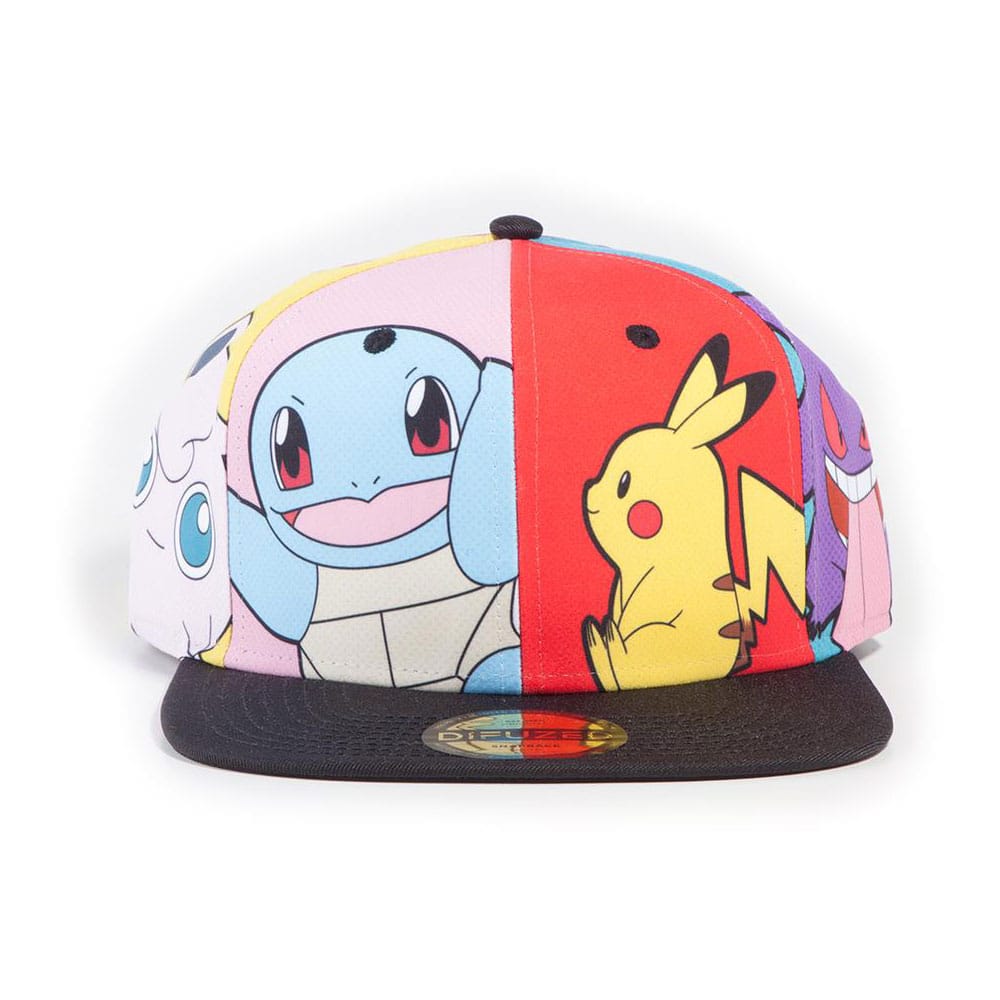 Pokémon Snapback Cap Multi Pop Art Image 1